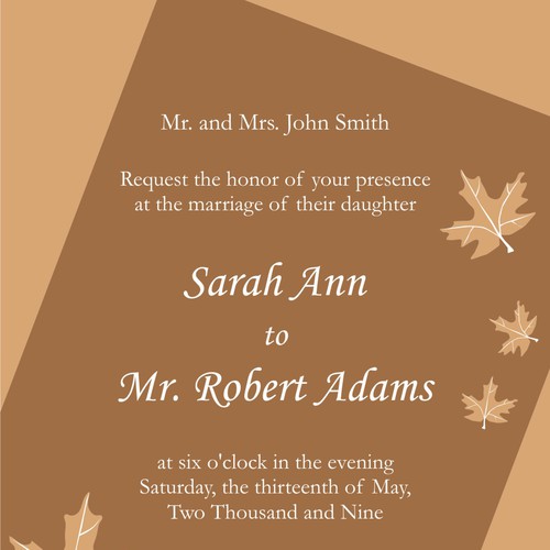 Letterpress Wedding Invitations Design von muy