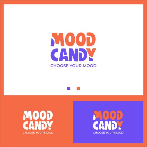 Logo for MOOD BOOSTING supplment called MOOD CANDY Design by Vscoanzo