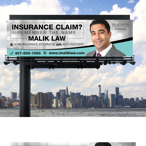 Create a striking and memorable billboard for Law Firm Signage contest