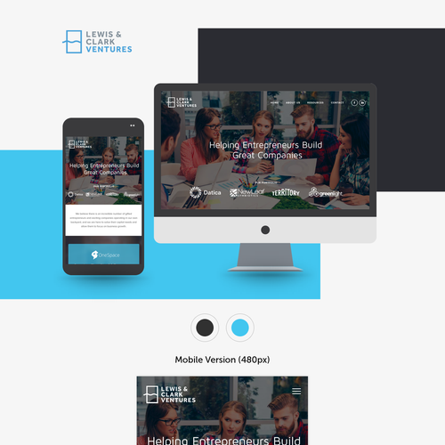 Create a modern Word Press theme design for Lewis & Clark Ventures Design by Obizzy