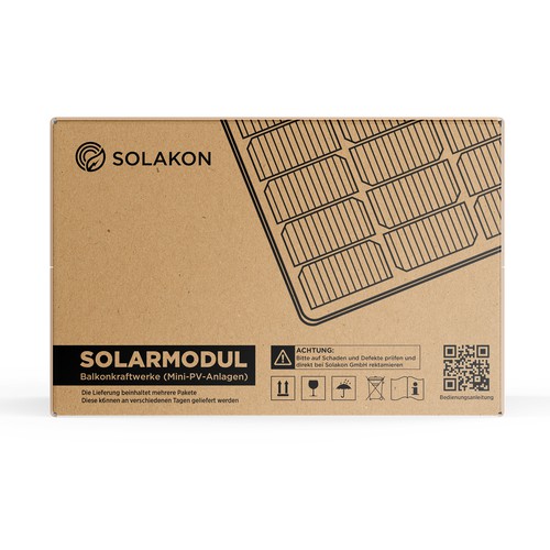 Create a nice Packaging Design for Solar Panels Design by Rajith Shantha