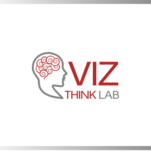 A logo on how Viz Think Lab uses visual thinking drawing skills to promote business creativity Design by tutubis