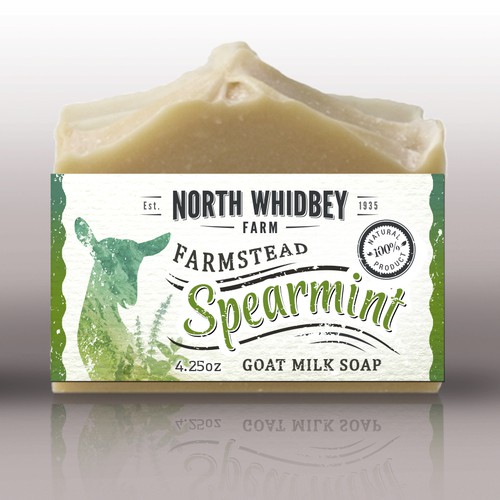 Create a striking soap label for our natural soap company with more work in the future Ontwerp door BrSav