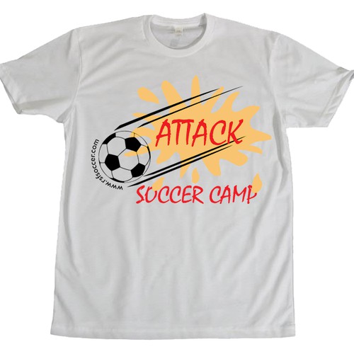 Help Design a T–shirt for our soccer camp | T-shirt contest