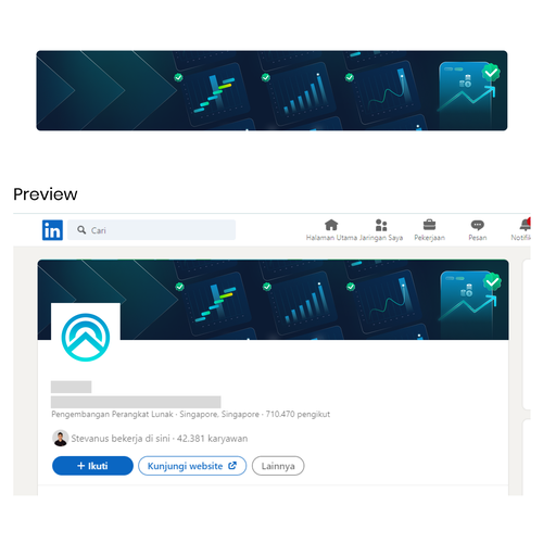 LinkedIn cover photo design Design by niddsign_