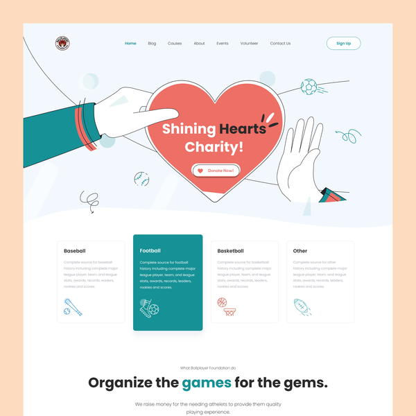 Ball Players Website