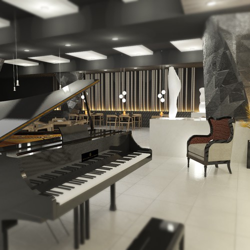 Design di 3d realistic interior designs for a rooftop terrace restaurant/lounge di MirkoAndricDesign™