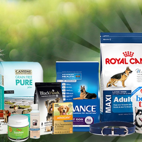 EASY facebook cover photo for an ONLINE PET STORE. Design by Grafikkstudio