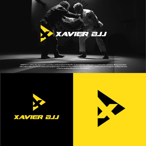 Design realizzato da Julian Jabez intitolato "XAVIER BJJ"
