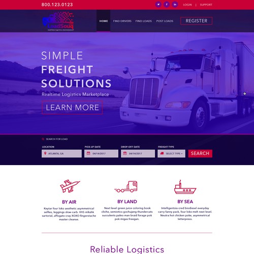 Home Page Website Design Design by Urban Creative