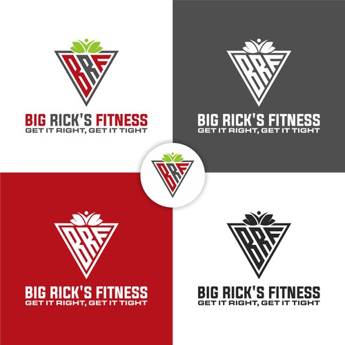 This athlete is looking for a strong logo to get people to embrace physical fitness, wellness and he Design by D E S S Y