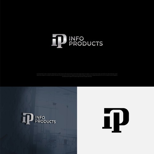 InfoProducts.com - Logo & Branding Design by nupixelstd