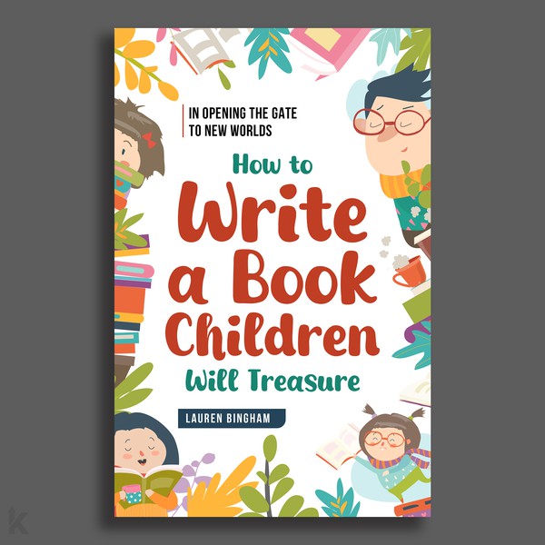 Design a Standout Cover for a Non-Fiction Book on Writing for Kids