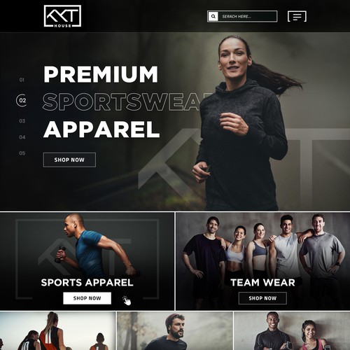 KYT House - Apparel Co Website Design Design by Webenix Solutions