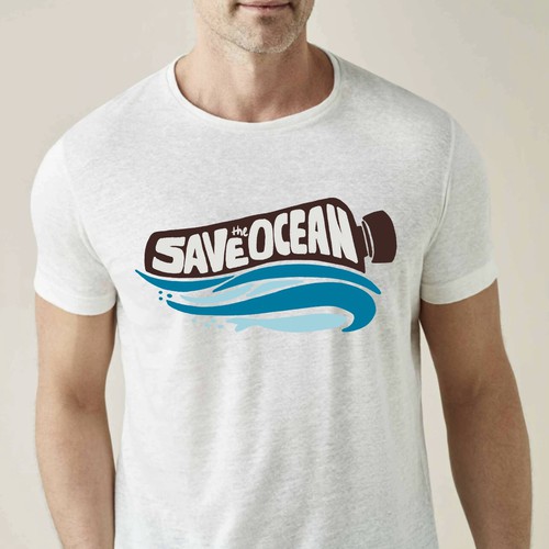 SAVE THE OCEAN OR SAVE THE OCEANS Design by Timmie