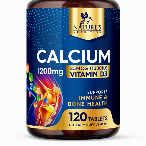 Calcium Plus Vitamin D3 Design Needed for Nature's Nutrition Design by Encephalon™