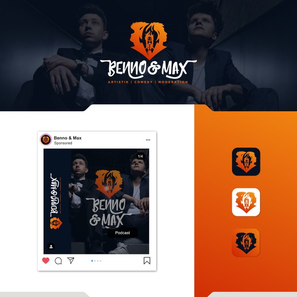 Design by Mikoo_Studio28 titled "BENNO & MAX"