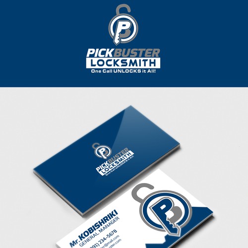 Locksmith - logo redesign  Design by AiPASSION©️