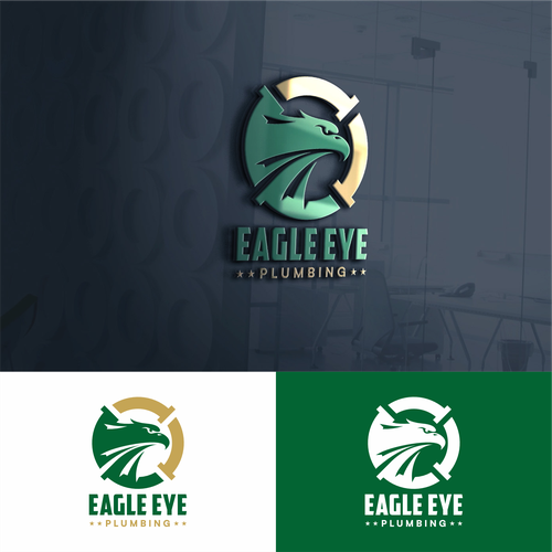Eye catching and very marketable logo for plumbing company. The company name is Eagle Eye Plumbing Design by Ikan Tuna