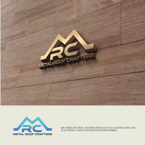 Classic, Masculine Logo for Metal Fabrication Company Design by LOGStudio