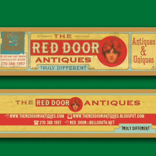 Create The Next Stationery For The Red Door Antiques Stationery