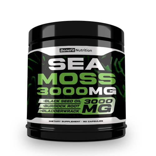 Concept Design For Supplement - Front Label Design by Dj Saifee