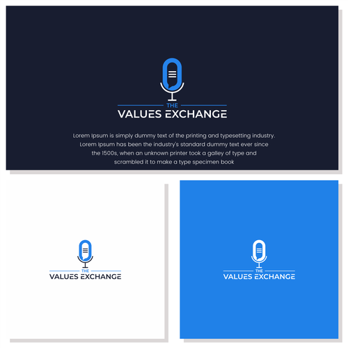 See your logo everywhere by designing the logo for the New Podcast "The Values Exchange" Design von amarta_art®