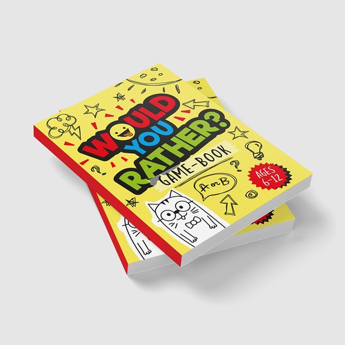 Fun design for kids Would You Rather Game book Design von AdryQ