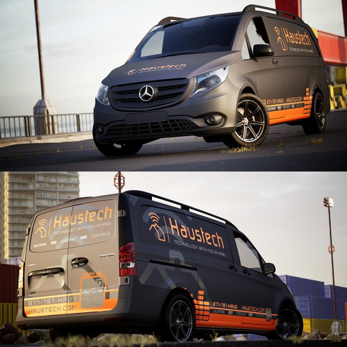 Haustech Mercedes Metris Wrap Design por J.Chaushev