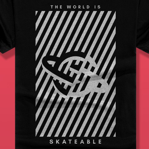 The World is Skateable ... and we need an awesome tee design Design réalisé par ScottTierneyCreative