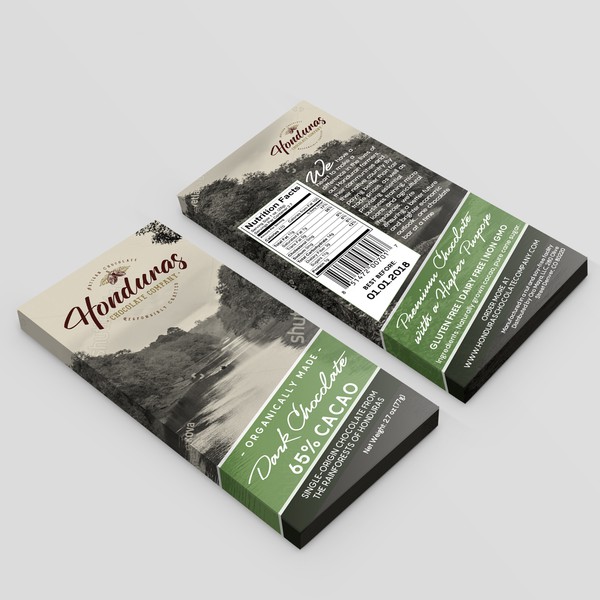 Honduras Chocolate Bar Design