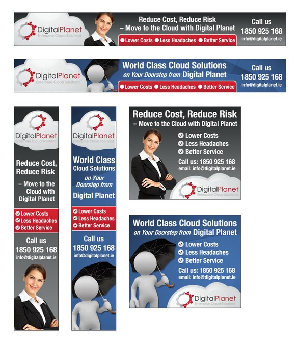 New Banner Ads And Print Ad Wanted For Digital Planet Banner Ad