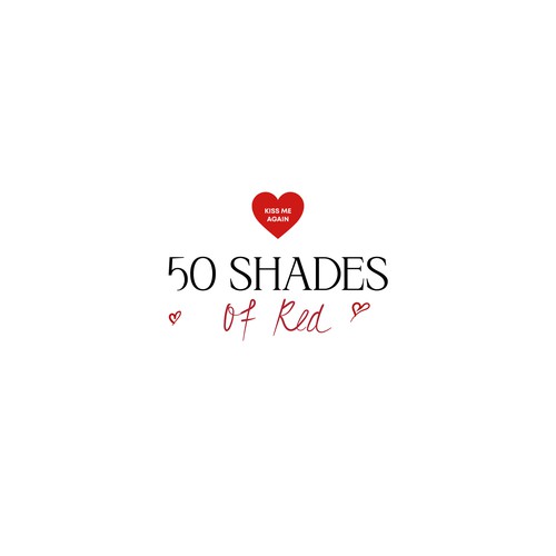 Logo for "50 Shades of Red" themed party Design by heavenly.des