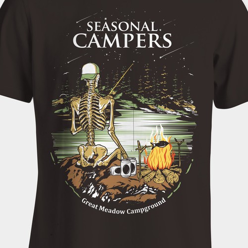 Great Meadow Campground looking For New Sweatshirt Design Design by -Vectorizer-