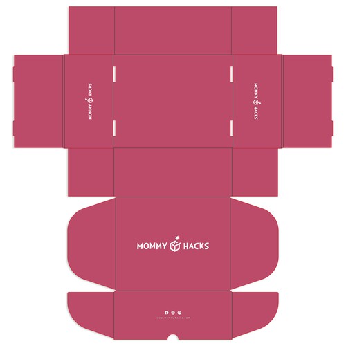 Design Mailer Box for Mommy Hacks Monthly Subscription Box Design by MMX