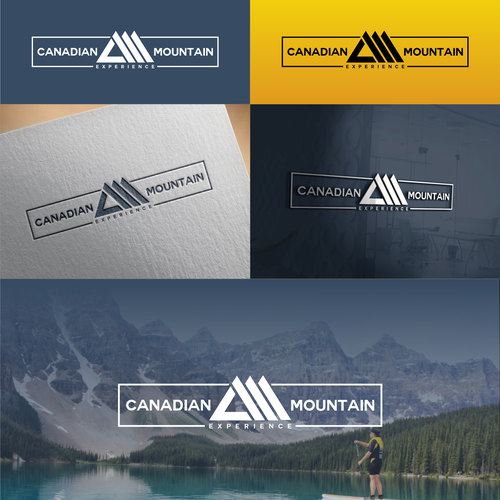 Canadian Mountain Experience Logo Design por @pri