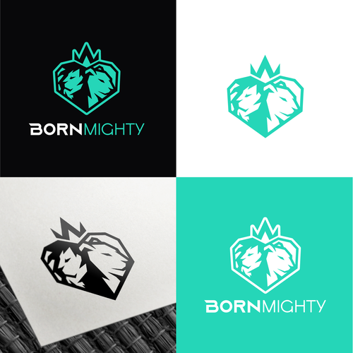 Bring “Born Mighty” Logo and Social To The Masses! Design by >>Jelena<<