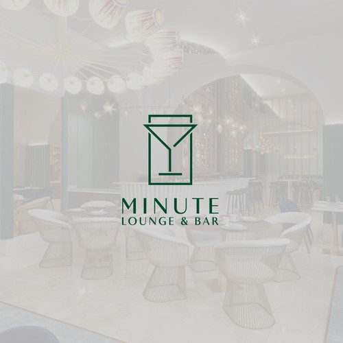 Logo design for upscale bar Design by GagievDesign