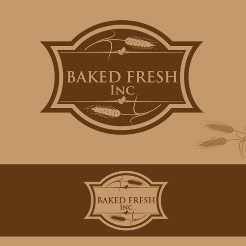logo for Baked Fresh, Inc. Design by TwoAliens