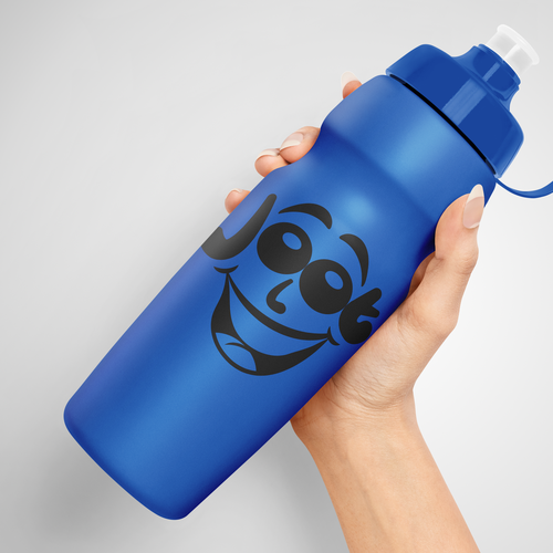 Cartoon face design for our water bottles Design by Gogili design