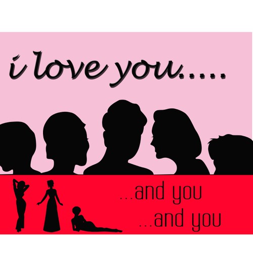 コンペ「"I Love You! And You... And You..." [LOGO - $355]」のデザイン by RebeccaMHさん 