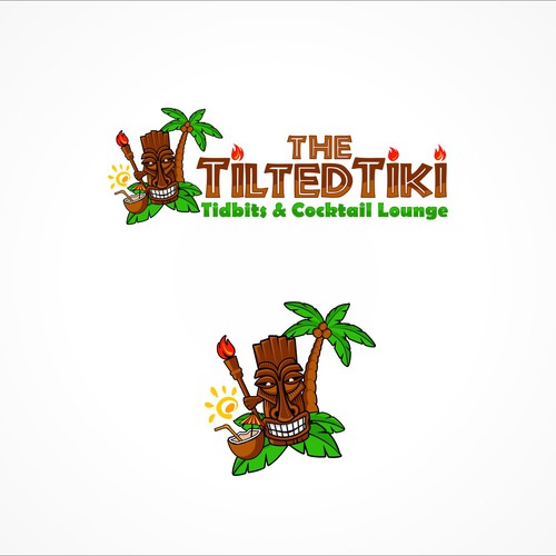 New tiki restaurant logo to represent a slightly more sophisticated ...