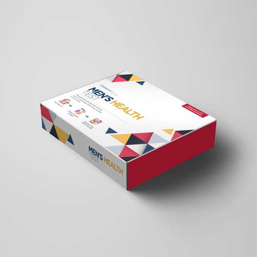 Design a box for convenient at home diagnostic testing Diseño de sougatacreative