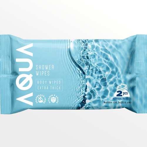 AQUA SHOWER WIPES :D Design by agooshe