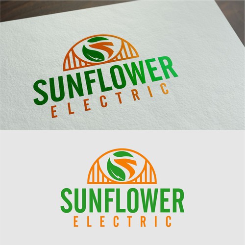Create a logo that will radiate for Sunflower Electric Logo