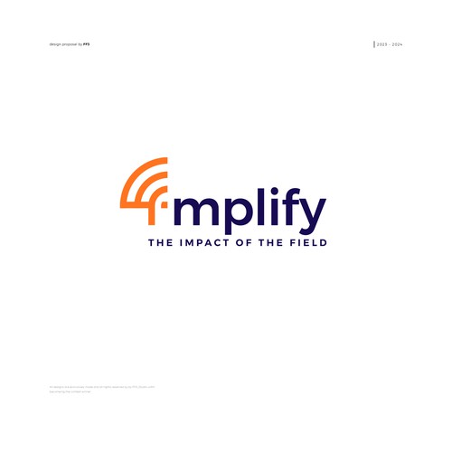 Amplify Logo Design by FF3 ˢᵗᵘᵈⁱᵒ