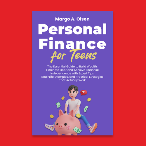 Cover design for a book about personal finance that will appeal to Gen Z Design by Lala_