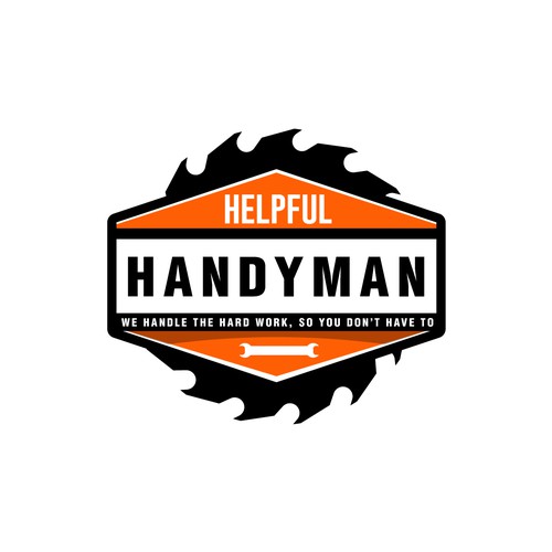 Handyman branding for new business in Iowa Design by websmartusa