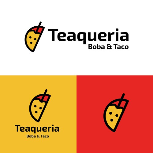 Boba & Taco (Taqueria) Shop Logo Design by Rizal Purnomo