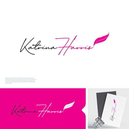 Design unique name logo for a Speaker. Design von gotchagraphicsdotcom